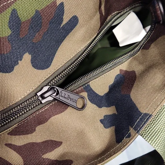 NWOT L.L. Bean Camo Green Hunters Tote Bag - Picture 8 of 11
